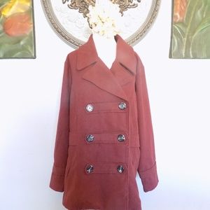 Plus Size Winter Pea Coat
